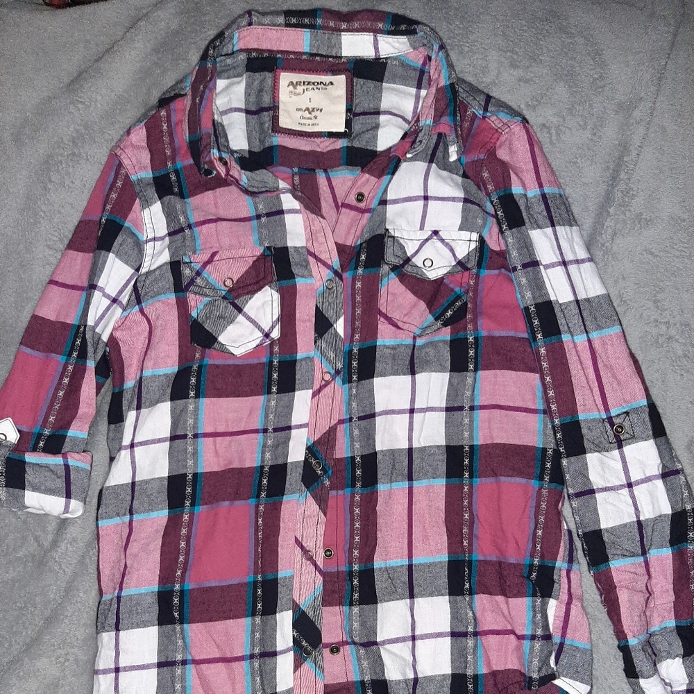 Women's Arizona button down long sleeve shirt